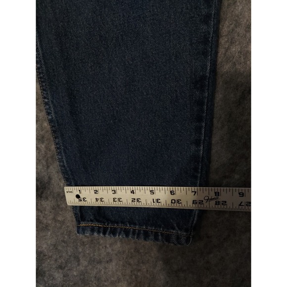 Levis Jeans Women 12 Short Blue Vtg Tapered Hi Rise Relaxed Fit baggy Medium Wsh - Picture 5 of 9